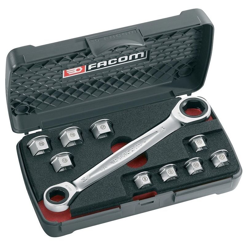 Facom - Coffret de clés à cliquet traversantes 1/2' - 461.J1