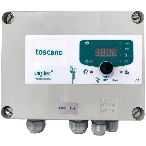 Toscano Vigilec 1M Dal – Cofanetto Rilevatore Mancanza Acqua, Peso 2 Kg - 2