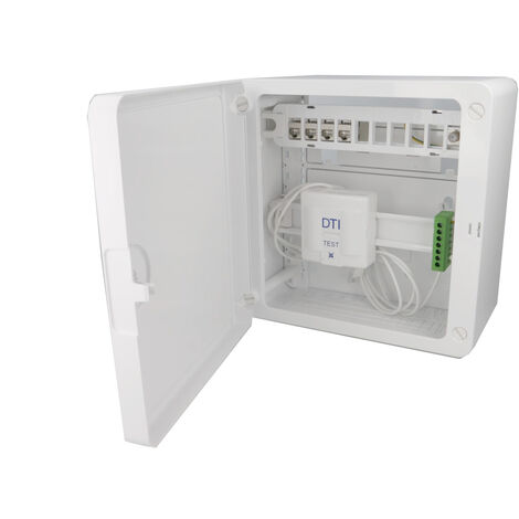 Coffret de communication grade 3 saillie – Distribution signaux télévision et téléphone – Installation sur Gaine Technique de Logement – CAE