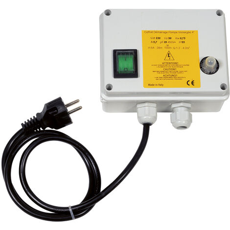 Coffret de démarrage monophasé 1,5kw AE02525