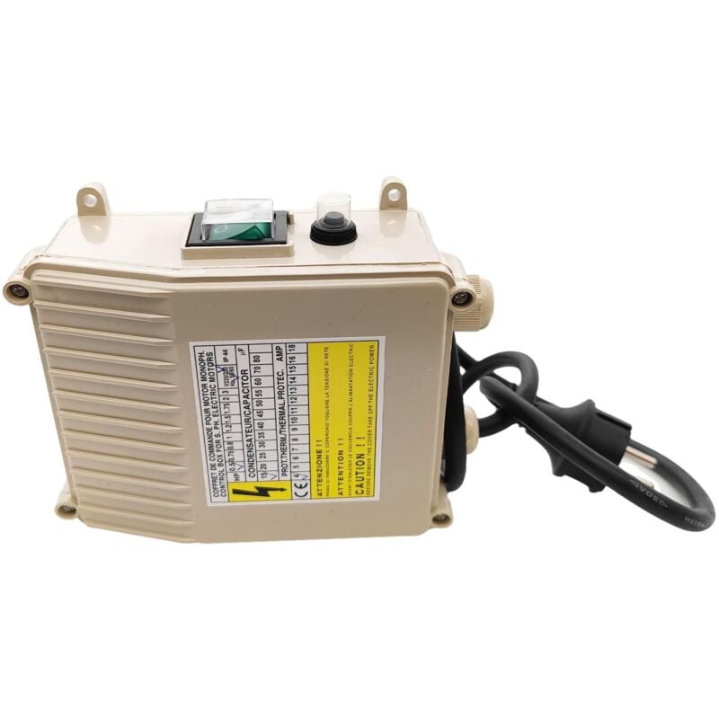 CRD - Coffret De Démarrage C-box 0.37kw 20uf Pour Pompe Immergée 220v Mono