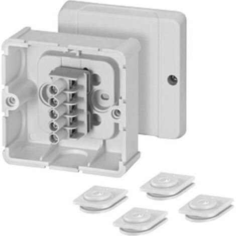 Coffret de dérivation Hensel 5 pôles borne, 1,5-2,5 mm² 3phases, 4 mm² 1phase