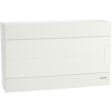 Coffret de distribution en saillie étanche IP40 Easy9 EU 18 modules (1x18) EZ9EU-1-18-NT-P blanc SCHNEIDER