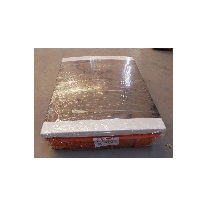 Scame - Coffret de distribution encastré 3x18M blanc avec porte fumée et borniers 570x434x95mm IP40