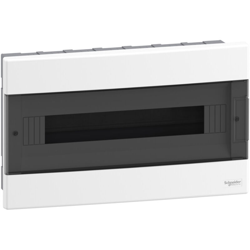 Schneider Electric - Coffret de distribution encastrable étanche IP40 Easy9 eu 18 modules (1x18) EZ9EU-1-18-PT-T transparent schneider