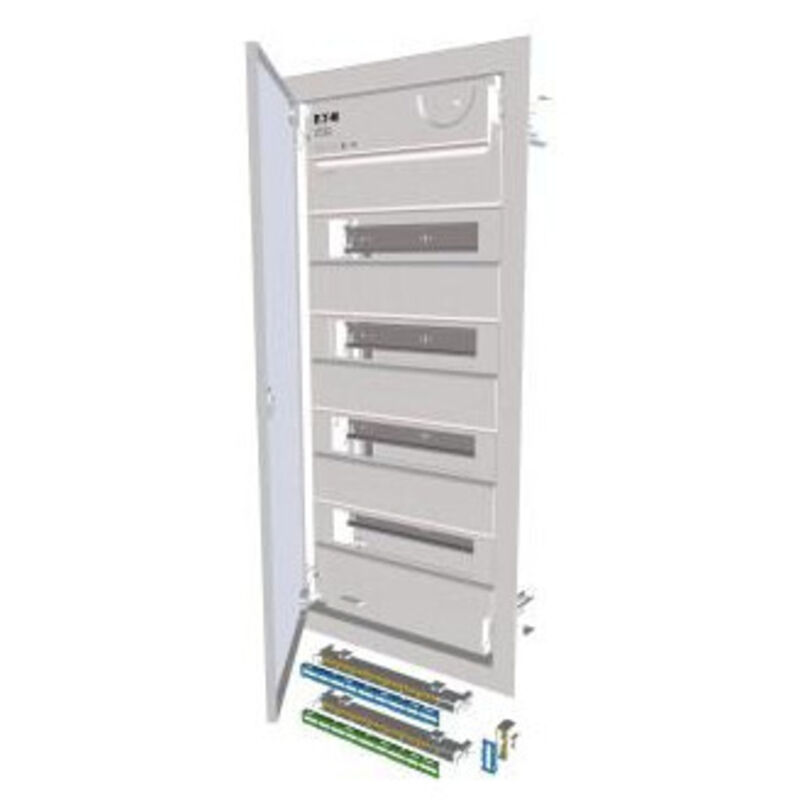 178821 de distribution à encastrer 4 rangées de, tôle d'acier porte plat - Eaton