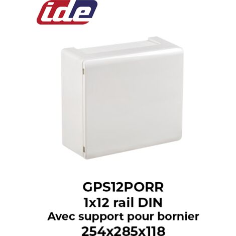 Coffret de distribution GOLD IP40 12 modules porte opaque