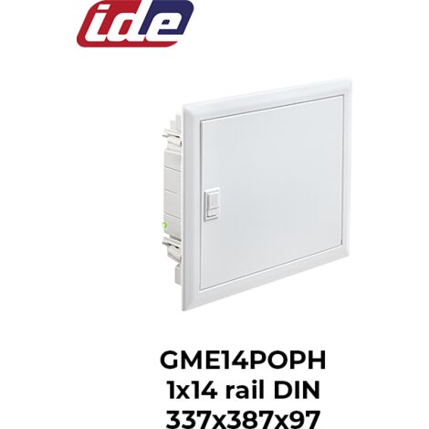 Coffret de distribution GOLD MÉTAL IP40 14 modules encastrable