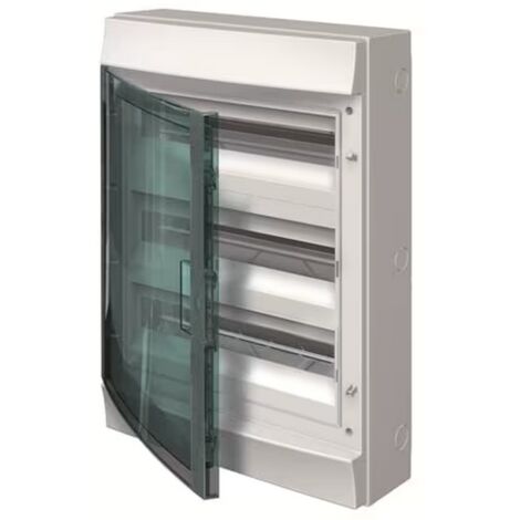 Coffret de distribution Mistral 65H - IP65 - Nombre de modules - 3 rangées 18 modules