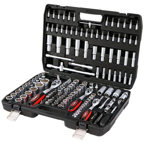 Coffret De Douilles 1/4" Chromé Mat - 47 Pièces - Mallette Plastique - Professionnel