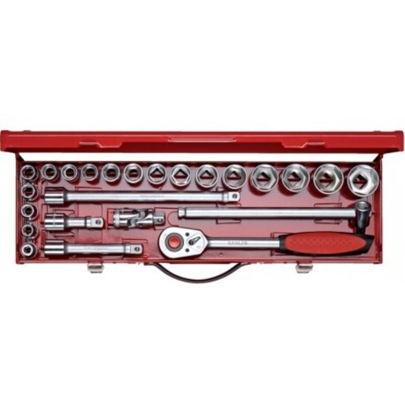 Coffret de douilles 1/2' 24 pièces 5000.00 Carolus