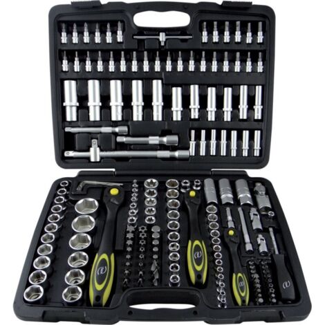 Coffret de douilles 1/4"-1/2"172 pièces TECO