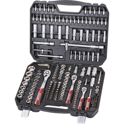 Coffret de douilles 1/4' 3/8' 1/2' - 171 pcs DRAKKARS TOOL - 67701