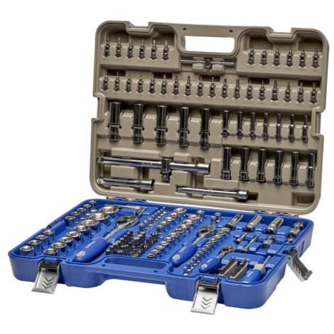 Coffret de douilles 1/4", 3/8" et 1/2" mm, 172 pcs Irimo