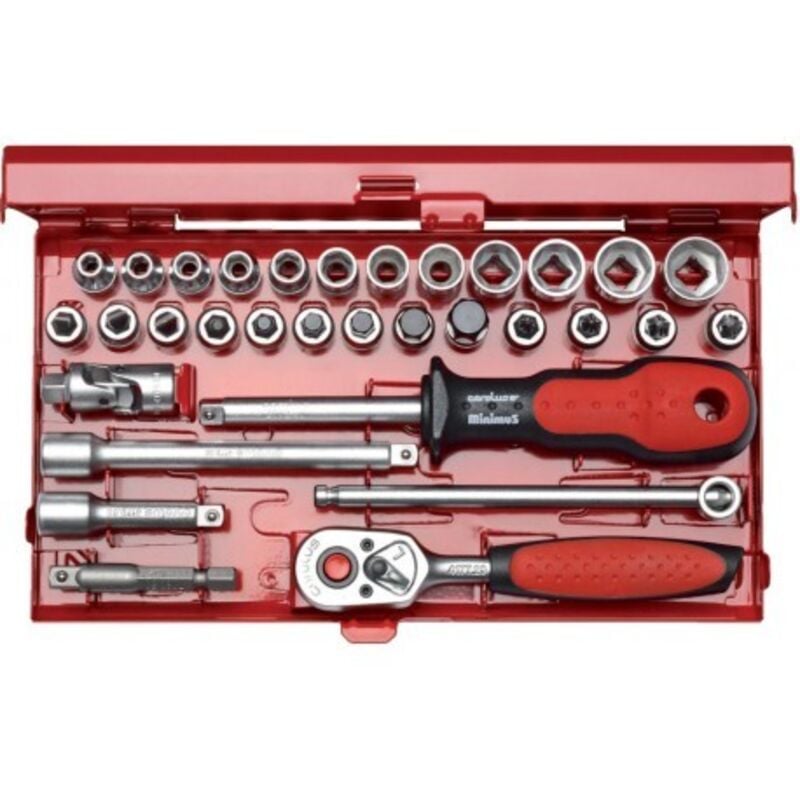 Carolus - Coffret de douilles 1/4' 33 pièces 4004.77