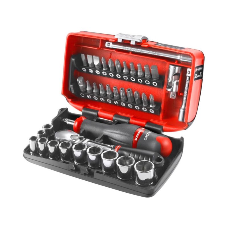 Coffret douilles 14'' 6 pans métriques 5 5 à 14mm FACOM RL.NANO1PB - vue 4