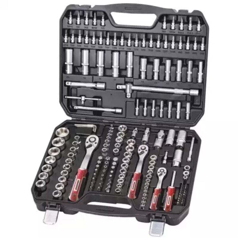 Coffret de douilles 1/4 3/8 1/2 - 171 pièces