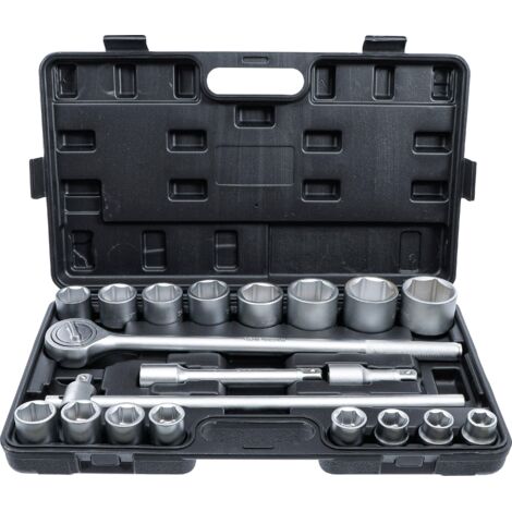 Coffret de douilles  20 mm (3/4")  19 - 50 mm  20 pièces