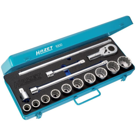 Coffret de douilles 3/4" 15 pièces Nr.1000Z Hazet