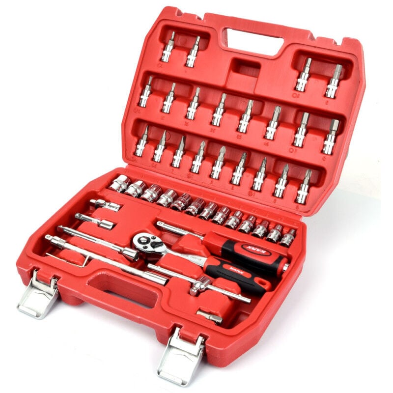 Karx - Coffret à douilles 47pcs Cr-V