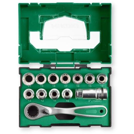 Coffret de douilles à choc 13 pcs PCB 4 HIKOKI 40030033