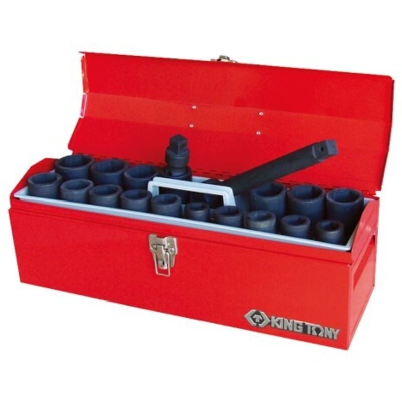 Coffret de douilles à chocs 3/4 20 pièces de 19 à 42mm - King Tony