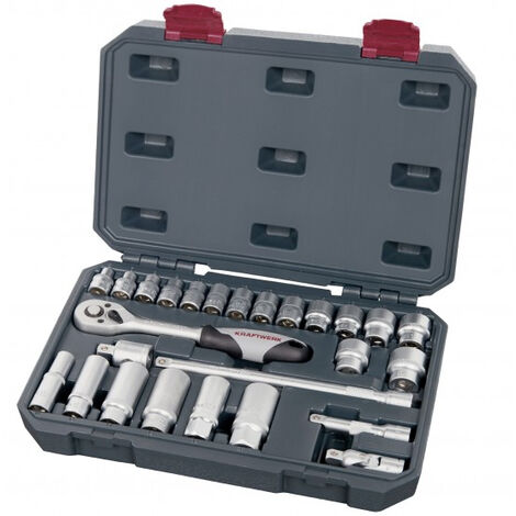 Coffret d'outils professionnel P500, 3/8, Hightech, 154 pièces KRAFTWERK  202.500.001