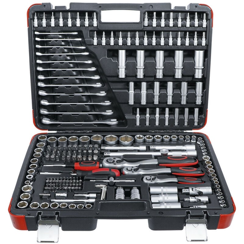 Coffret de 216 outils douilles et embouts 1/4-3/8-1/2 bgs diy