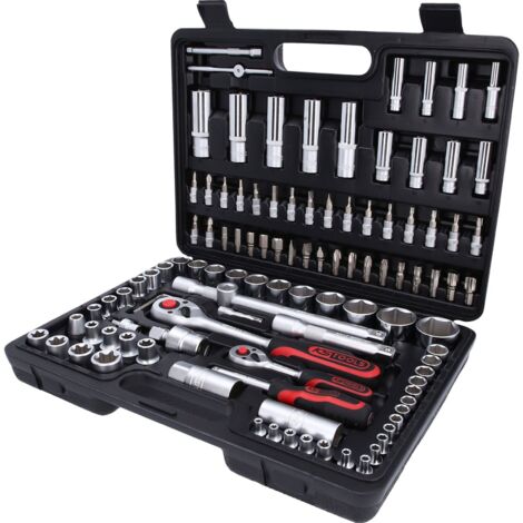 Coffret de douilles KS Tools 1/4"+1/2" 108 pièces