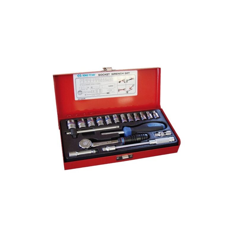 King Tony - Coffret 1/4 18 pièces