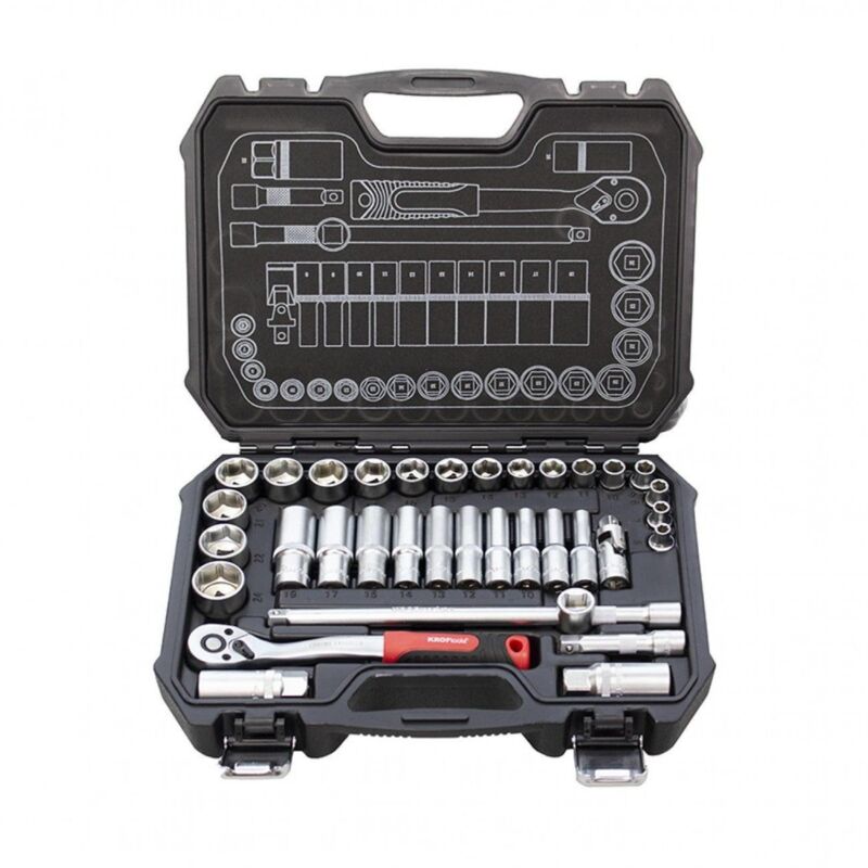 Coffret de douilles metriques et accessoires 3/8 - 35 pieces