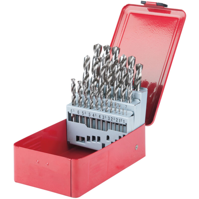 Kstools - ks Tools - Coffret de 25 forets hss-g meulés, Ø1,0-13,0 mm - 330.2613