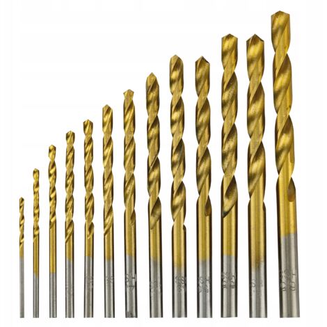 Coffret de forets HSS pour métal 1,5 - 6,5 mm pour tournevis 13 pièces VERGIONIC