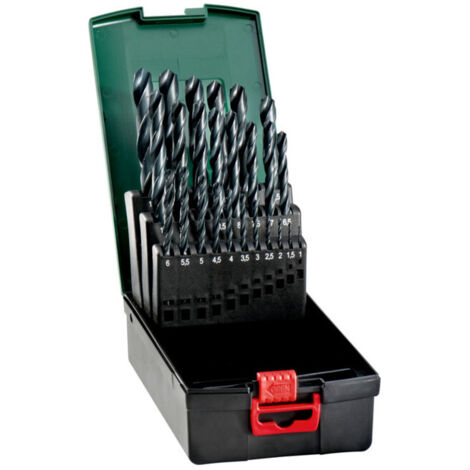 Coffret de forets HSS-R, 25 pièces metabo