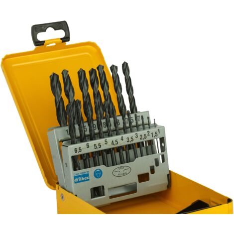 Coffret de forets Métal Jeu de forets torsadés DeWALT HSS-R 1mm à 10mm, 19 pièces ( Prix pour 1 Jeu )