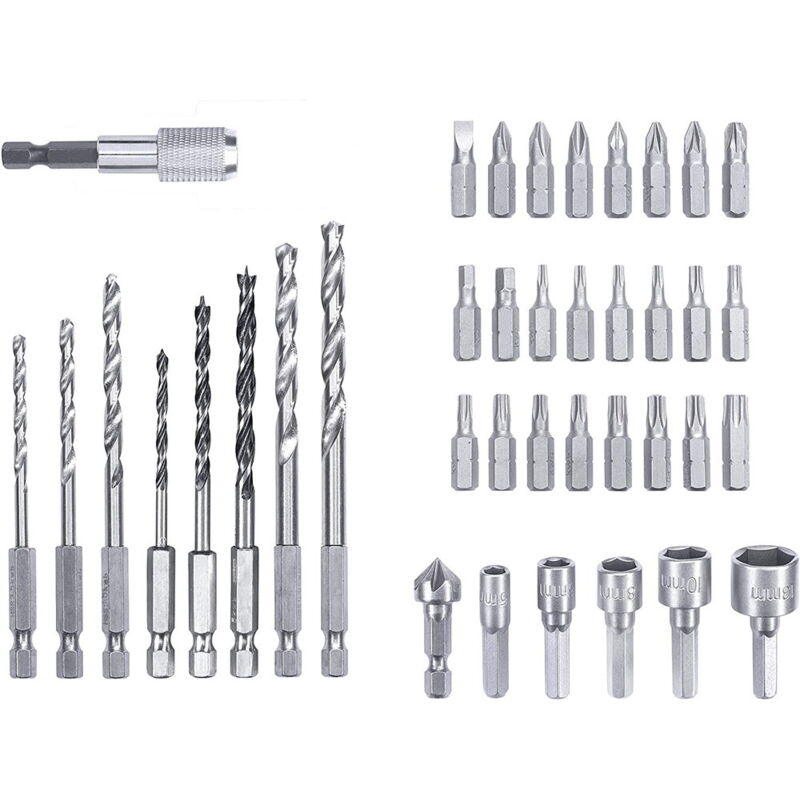 Coffret de foretsembouts pour Perceuse Visseuse sans fil 39 pièces - vue 2