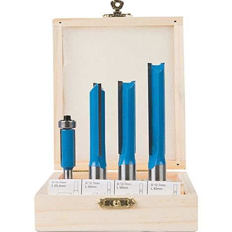 COFFRET DE FRAISES DE DÉFONCEUSES HM ASSORTIES 4 PIÈCES SILVERLINE 719769