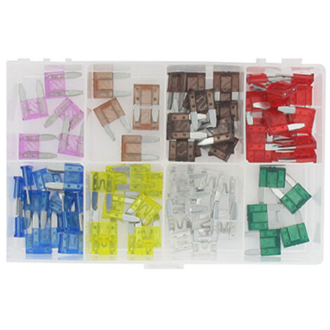 Coffret De Fusibles Minival De 3a à 30a. Composé D'un Assortiment De 80 Pièces.