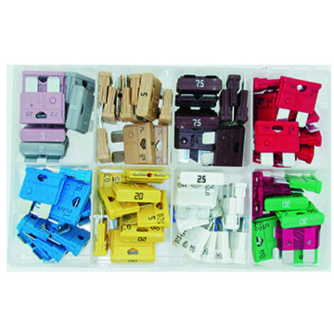 Coffret De Fusibles Standard De 2a à 30 A. Composé D'un Assortiment De 80 Pièces.