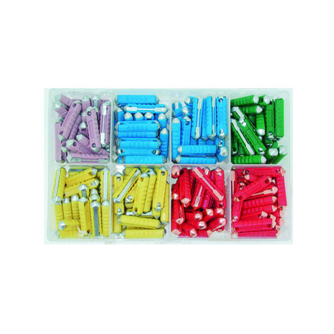 Coffret De Fusibles Stéatite Bna De 5a à 25a. Composé D'un Assortiment De 200 Pièces.