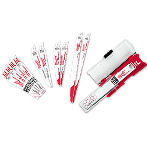 Coffret de lame démolition MILWAUKEE pour scie sabre - 12 pièces - 49222229