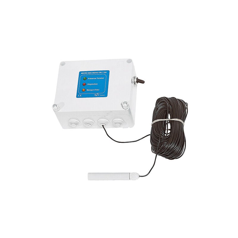 Spido - Coffret de protection manque d'eau pour pompes immergées - Monophasées et triphasées