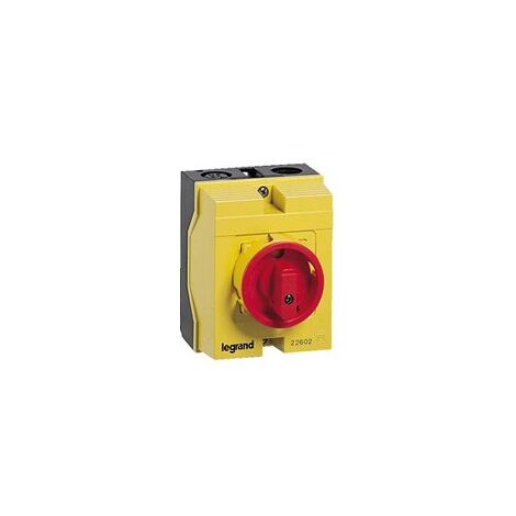 Coffret de proximité 25A IK07 3P+N pour coupure ou sectionnement d'un moteur 1 vitesse LEGRAND 022602