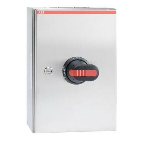 Coffret de Proximité Inox 100A 4 pôles IP65 poignée Noire 1SCA022568R2210 ABB 918344