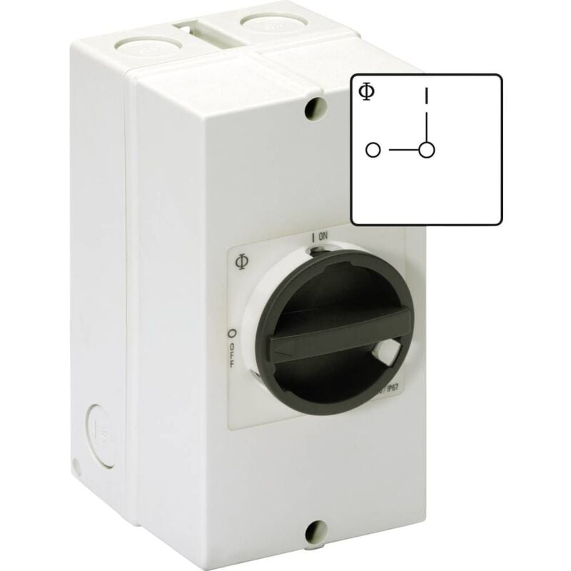 Kraus & Naimer KG10.T106/40.KS51V Coffret de proximité refermable 20 A 1 x 90 ° noir 1 pc(s)