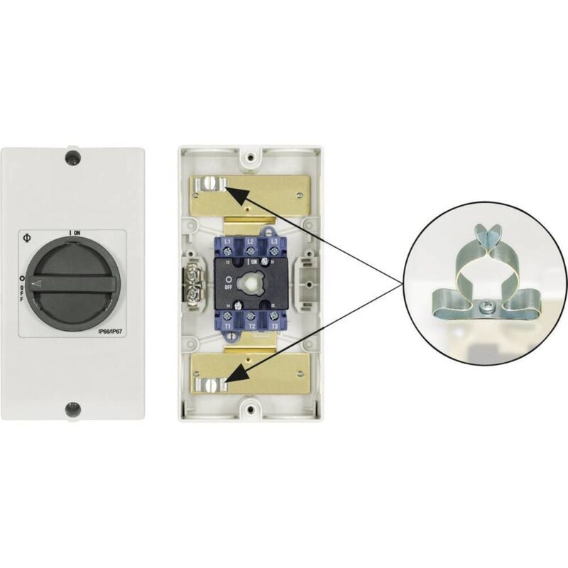 Kraus & Naimer KG41.T103/D-A087.KL11V Coffret de proximité refermable 1 x 90 ° noir 1 pc(s) D71556