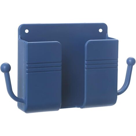 Coffret de rangement mural pour télécommande (bleu)