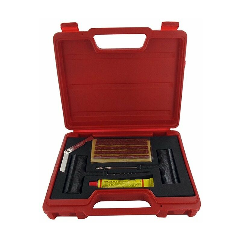 Coffret de réparation complet pneumatique tubeless
