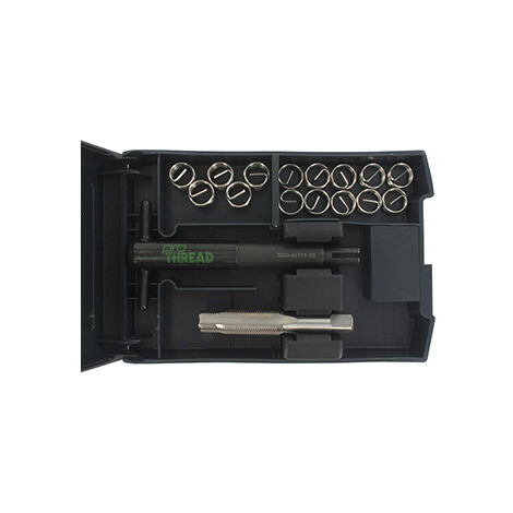 Coffret De Réparation Pour Filetage De Bougie D'allumage. Livré Avec Outillage Et Inserts En M14 X 1,25.