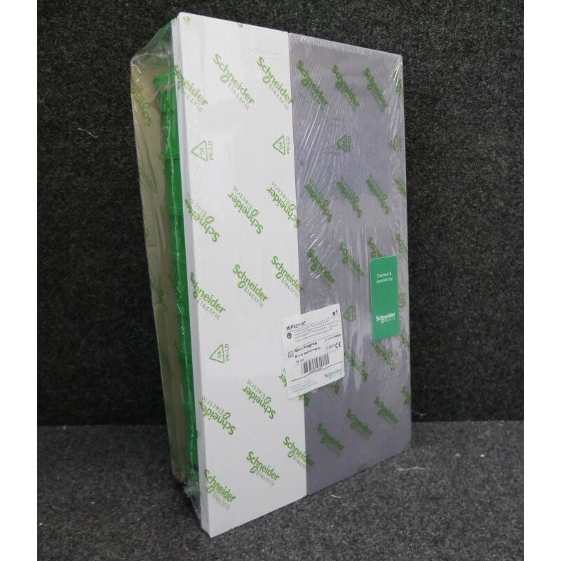 Schneider Electric - Coffret de répartition encastré 2x18M avec porte translucide 402x252x98mm borne terre RESI9 minipragma